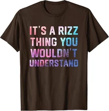It's a Rizz Thing Funny Rizzler Meme Retro Gift Unisex T-Shirt