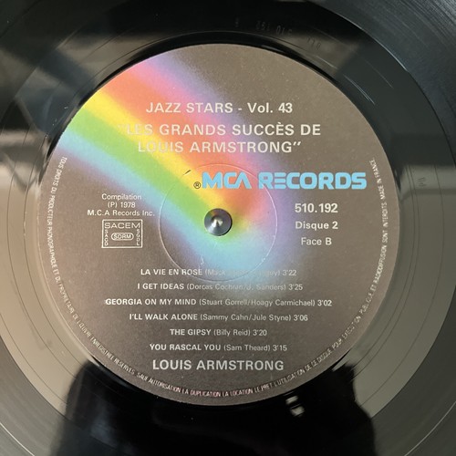 Louis Armstrong - Les Grands Succes De Louis Armstrong 2xLP Vinyl Record VG+ - Picture 15 of 17