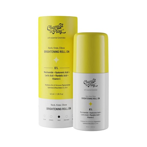 Chemist at Play Neck, Knee & Elbow Brightening Roll On For All Skin Type 40ml - Picture 2 of 3