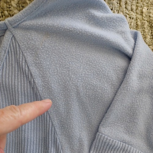 So Women's Size XXL Long Sleeve Shirt 2XL Blue Comfy Soft - Picture 8 of 10