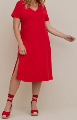 sleeveless cotton sun dresses Beessbest Womens Linen Plus Size Dress with Pocket Summer Maxi Dress Front Slit Shift Tank Army Green : Clothing, Shoes & Jewelry The Tawni ankle length Milkmaid Dress, Sheer Ramie Color:Bright pink Bordeaux