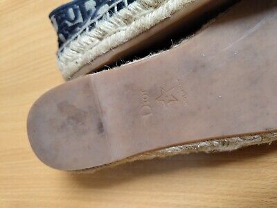 Christian Dior Oblique Embroidered Granville Espadrilles Christian Dior Oblique Embroidered Granville Espadrilles