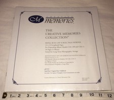 Creative Memories 12 x 12 White Scrapbook Pages Refill RCM-12SP Scroll Border