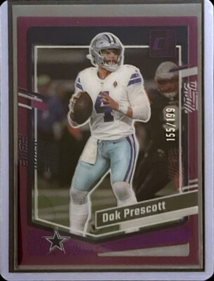 Dak Prescott - 2023 Panini Clearly Donruss Football - Transparent Numbered /199