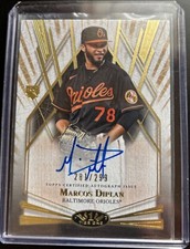 2022 Topps Tier One - Breakout Autographs Marcos Diplan #BOA-MD 281/299 Orioles
