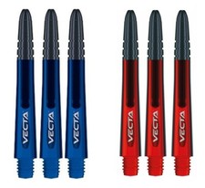 2 New Sets Winmau Vecta Medium Dart Shafts   Ships w/ Tracking - Blue  Red