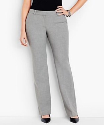 NEW $109 TALBOTS Freeport CURVY Gray Bi-Stretch Bootcut