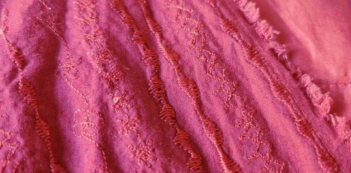 Anthropologie Plenty by Tracy Reese 100% Silk Burgundy Red Dress Size 8 - Picture 6 of 18