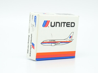 Schabak Flugzeug Avion Airlines 1/600 - Boeing 737 300 United