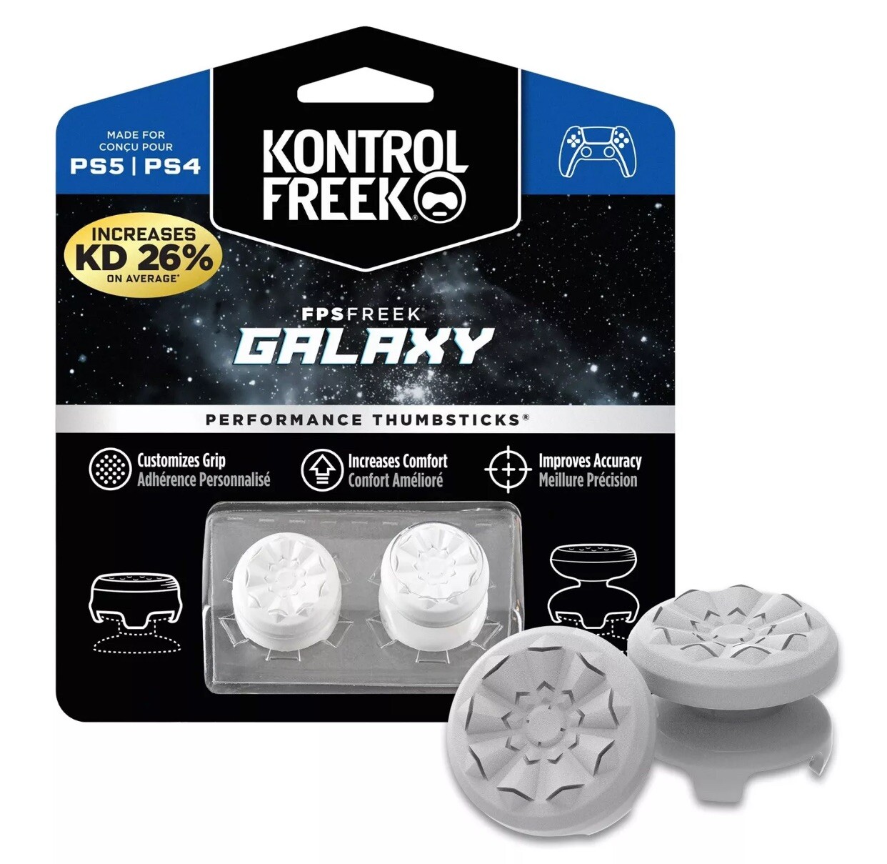 KontrolFreek PS4PS5 FPS Galaxy Performance ThumbSticks Accuracy