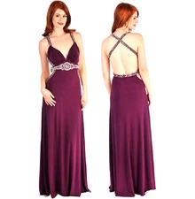 Aspeed Ladies Formal Dress Hand-Beaded Prom Bridesmaids Size 18, 20