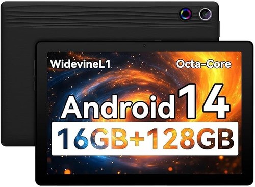 Tablet, Android Tablet, 16GB RAM 128GB ROM 1TB Expansion, 8-Core Processor,