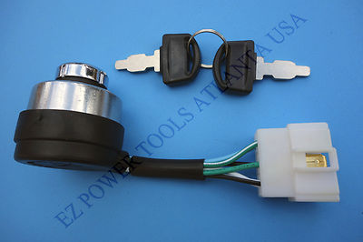 #ad Powerland 4400E 6500E 8500E 10000E 6.5 7.5 13 16HP Generator Ignition Key Switch $24.99
