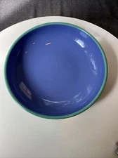 Lindt Stymeist Colorways Pasta Salad Large Serving Bowl Aqua Purple 14”