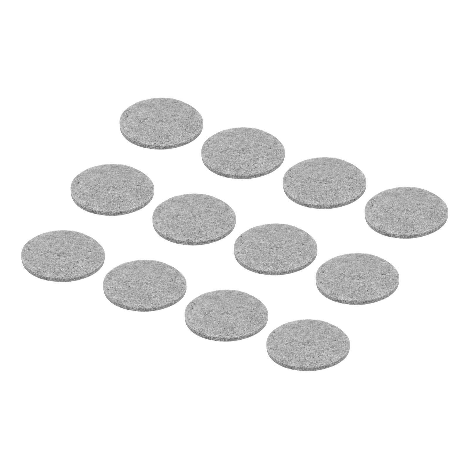 24pcs Felt Furniture Pads, 1.8 Inch Round Chair Leg Protectors, Grey