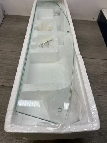 Signature Hardware 296444  Ceeley 24" Tempered Glass Shelf, Polished Brass - Picture 2 of 2