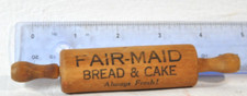 Vtg Rare FAIR-MAID BREAD & CAKE Wood Miniatur...
