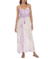 Raviya Tie-Dyed Maxi Dress Cover-Up 3A 2617