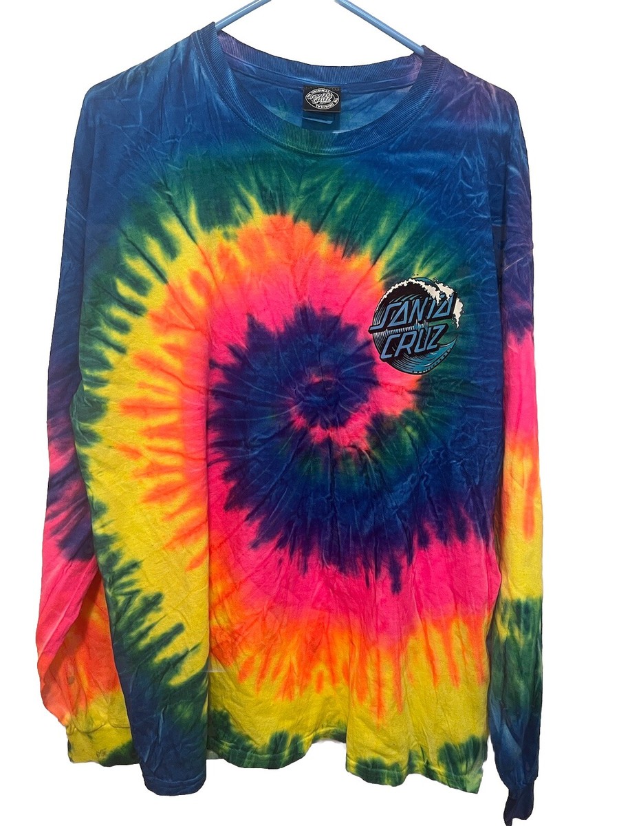 santa cruz tie dye long sleeve