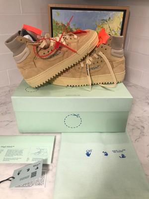 NIB OFF-WHITE c/o VIRGIL ABLOH 3.0 Off Court Sneakers in Beige No Color -- Sz 36
