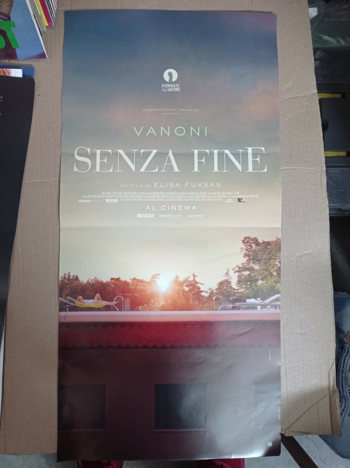 Locandina originale film Senza fine (2021) - Regia di Elisa Fuksas