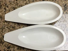 Vintage BON CHEF Aluminum White Metal FUTURA PLATTER 16” Serving Dish RARE Lot 2