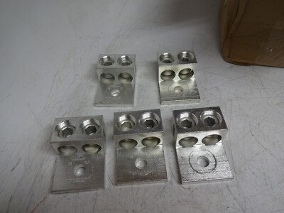 Lot of 5 Ilsco D3785 Mechanical Lug 600kcmil-1/0 AL9CU