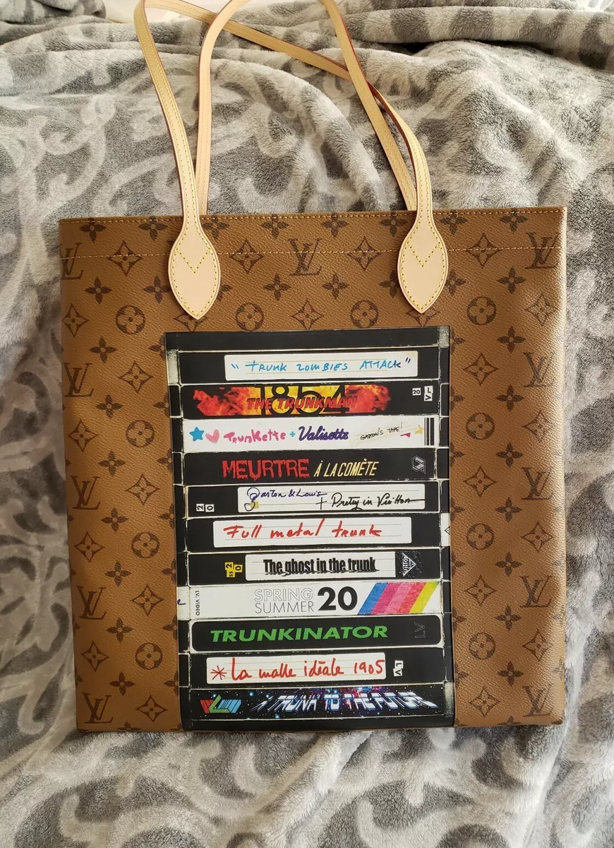 AUTHENTIC New Carry It Bag Shoulder VHS Tote Reverse Monogram by