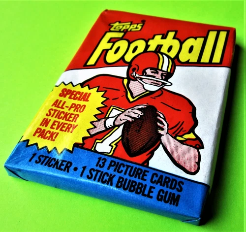 1983 Topps Sealed Wax Football PACK Allen ROOKIE ? McMahon ? Montana ? Payton ?