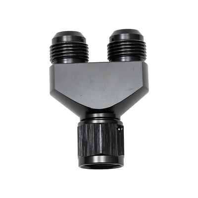 Y Block Adapter Fitting 10 AN Female To Parallel Exit Dual 10AN AN10 Male NEW