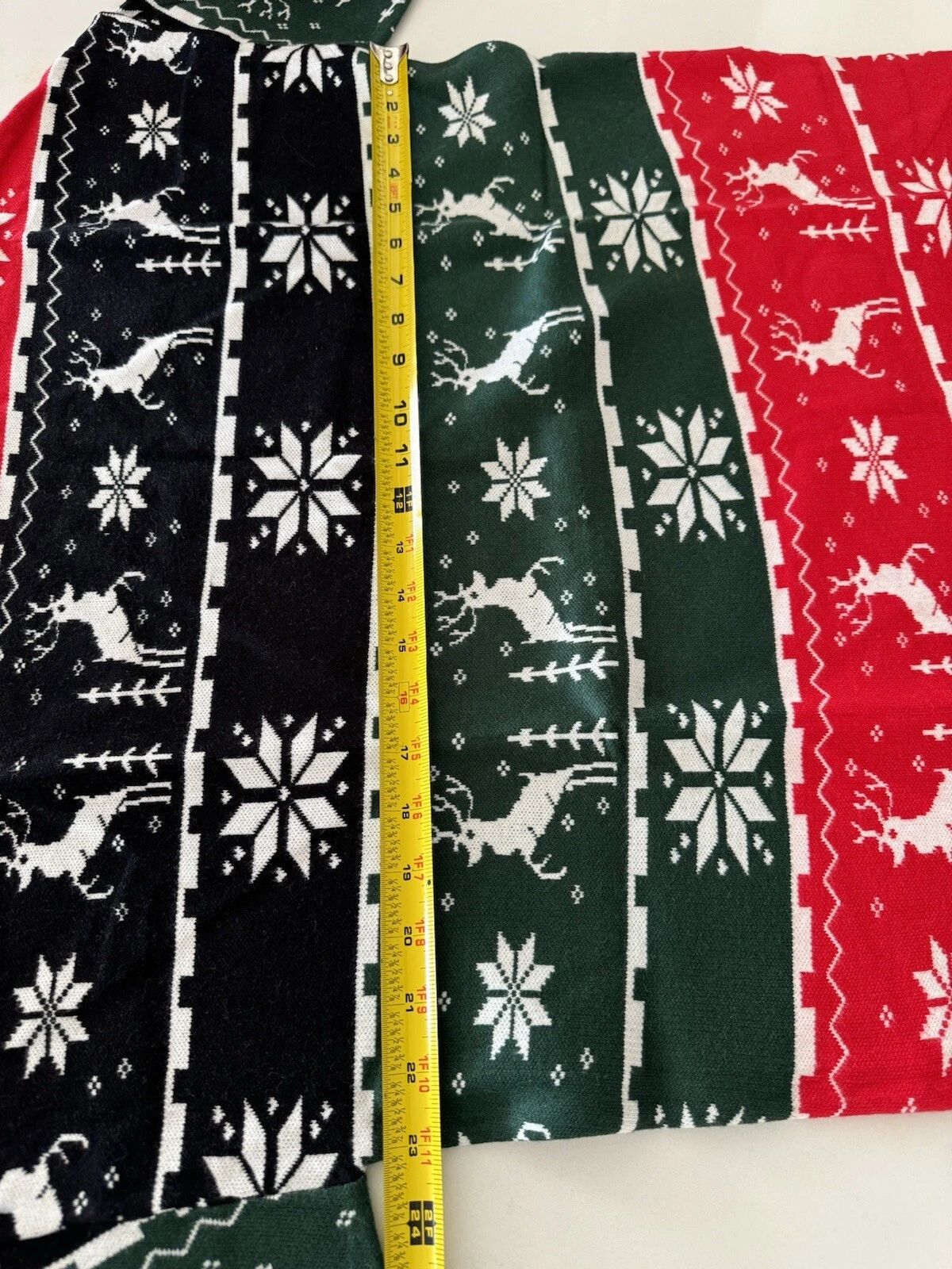 Ugly sweater Christmas snow Turtleneck Sweater oversized split hem Pullover top