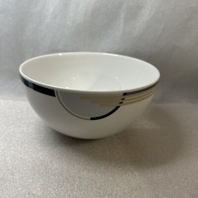 Studio Nova  ATTITUDES Art Deco 8'' Round Vegetable Bowl Dinnerware