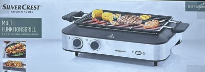 SILVERCREST 3 in 1 Grill Elektro Grill Multifunktionsgrill mit Kebabgrill 1600 W