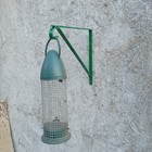 6x STRONG Handmade Hanging Wind Chime / Feeder Brackets 8" NEW - Green Coated.