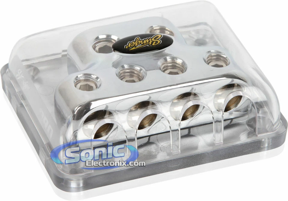 Stinger SPD514 Two 1/0 inputs Four 4 AWG Output Power Distribution Block - Image 2 of 3