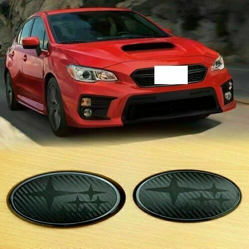 TOTALMENTE NUEVO emblema insignia negro delantero y trasero para 2015-2021 w-r-x o s-t-i Foto 4 de 4