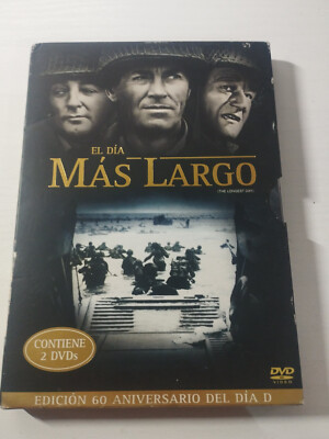 El Dia mas Länge Darryl F Zanuck - 2 X DVD Spanisch Englisch Region 2 Esp Am