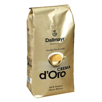 Dallmayr CREMA d'Oro Kaffeebohnen, Arabicabohnen mild, 1 kg
