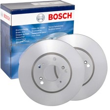 2X BOSCH BREMSSCHEIBEN 281,8mm BELÜFTET VORNE PASSEND FÜR HONDA CIVIC FR-V