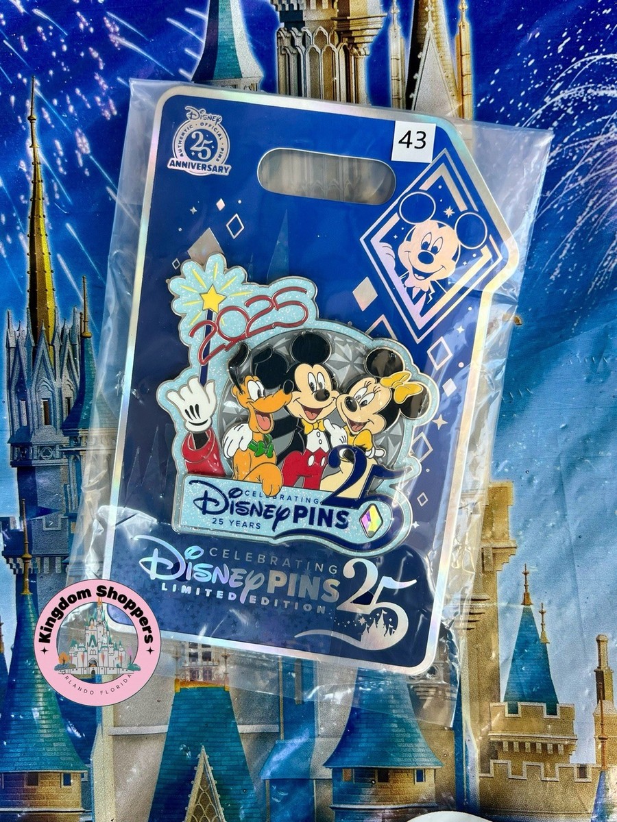 2025 Disney Celebrating 25 Years Pin Event Welcome Gift Mickey