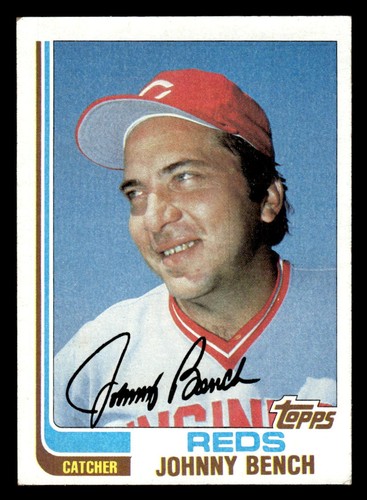 Johnny Bench #400 1982 Topps card