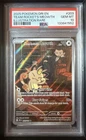 PSA 10 Team Rocket's Meowth 203/182 Sv10 Destined Rivals IR Holo EN 2025 TCG
