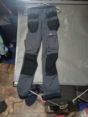 Dickies Women's Performance Workwear Pants Gray/Black Size 7/28 NWOT 
