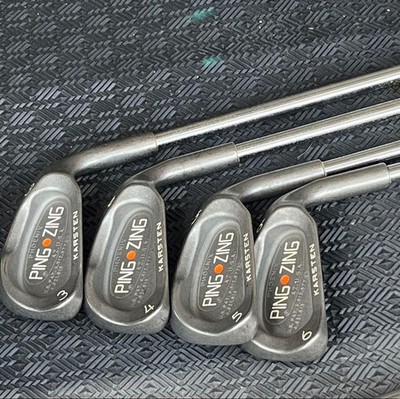 PING ZING 3〜9,W,S,PTセット Karsten PING ZING Iron Set Karsten 9-Piece 3-9 L W Shafts Vintage Used