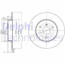Disque de frein Smart ROADSTER-COUPE