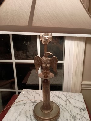 Antique Brass Eagle Table Lamp *Shade Not Included, 30''X20''X20''