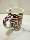 EUC Harrods London England Fine Bone China Union Jack Flag Mug RARE! — photo 3