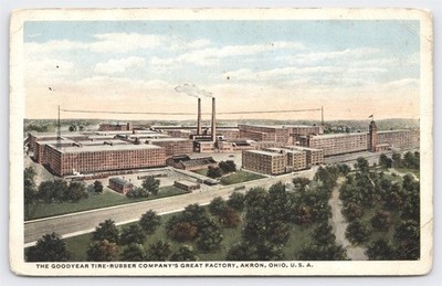 OH Akron, Goodyear Tire-Rubber Company's Greatest Factory, WB Unposted