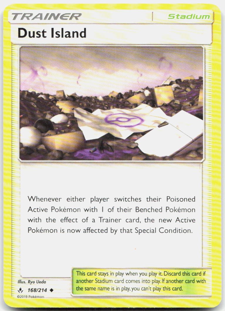 Dust Island 168/214 Uncommon Unbroken Bonds Pokemon LP