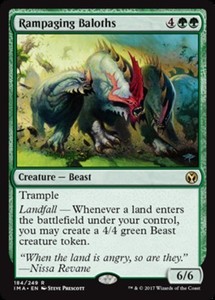 Rampaging Baloths #184 Iconic Masters IMA MTG